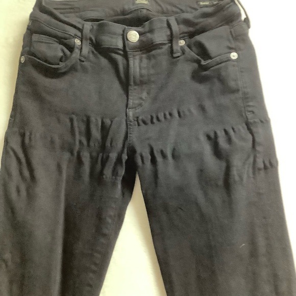 Citizens of Humanity Avedon Slick Skinny Leg Black Jeans Size 28 Flaw - Picture 3 of 11